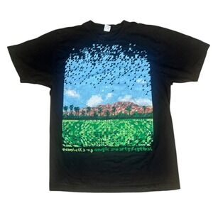 Coachella 2009 Music Festival Lineup  T-Shirt Black Mens Small Paul McCartney